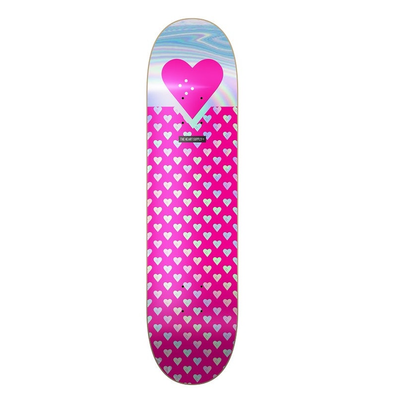 Heart Supply Pink Sweethearts Foil Logo Deck – 7.75″