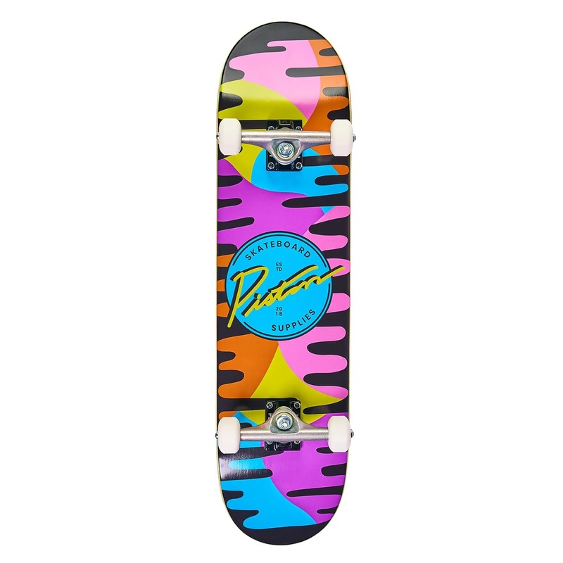 ABSTRACT SKATEBOARD – COMPLETE 7.25″ x 30″