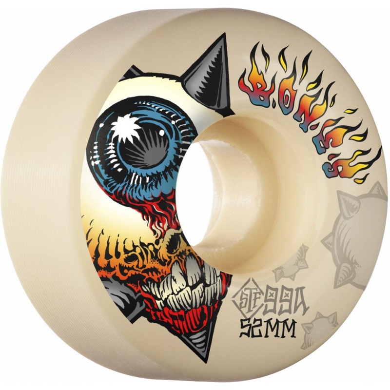 Bones STF Iron Sun V1 Skateboard Wheels – 52mm 99a