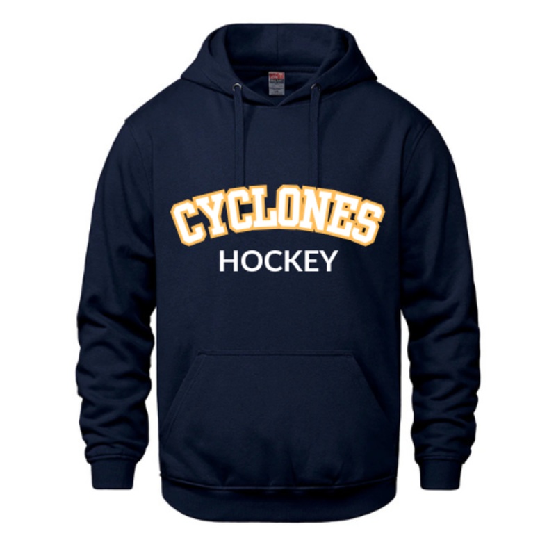 CYCLONES VAULT HOODIE WITH CYCLONES TWILL Navy YXS