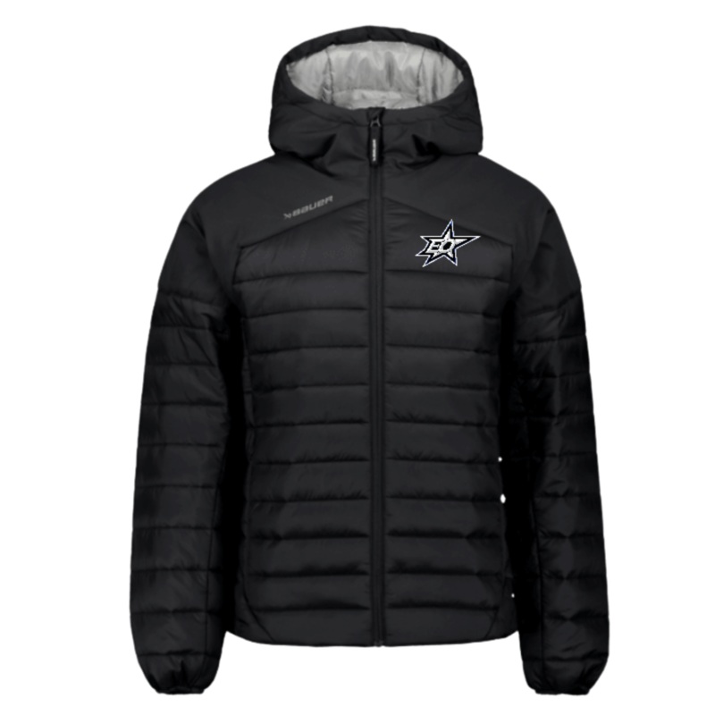 EO STARS BAUER HOODED PUFFER JACKET Black YXXS