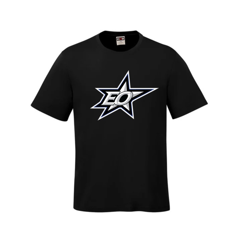 EO STARS COAST SHORT SLEEVE YOUTH AND MENS Black YXS