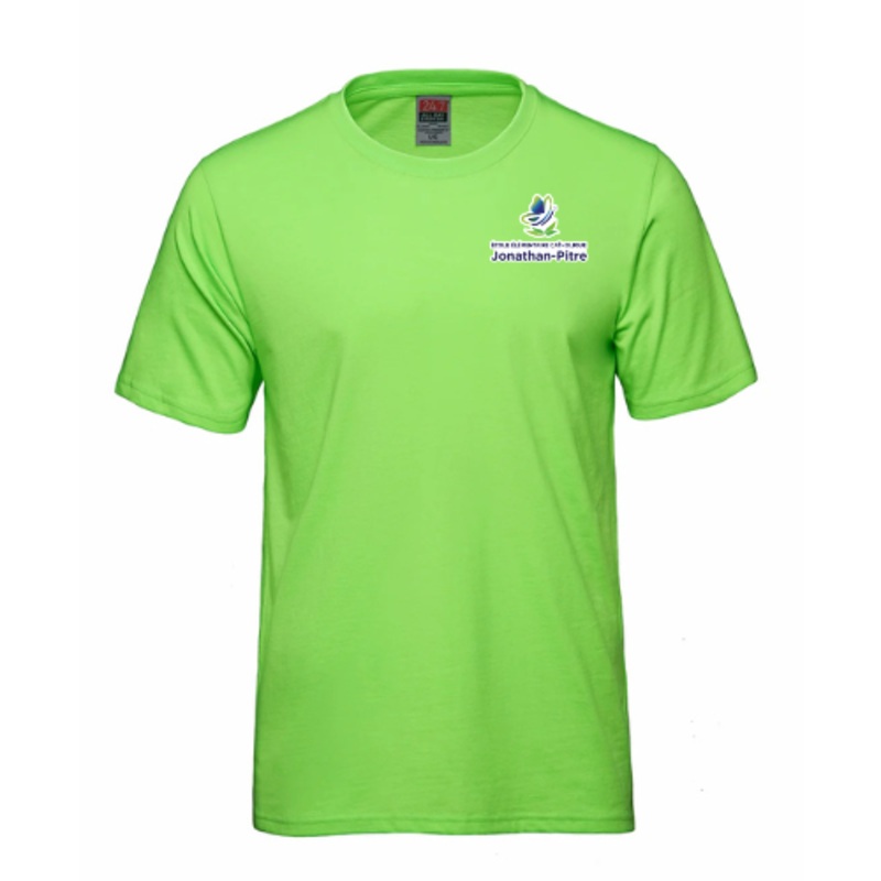 JOHNATHAN-PITRE PARKOUR COTTON SHORT SLEEVE TSHIRT Lime YXS