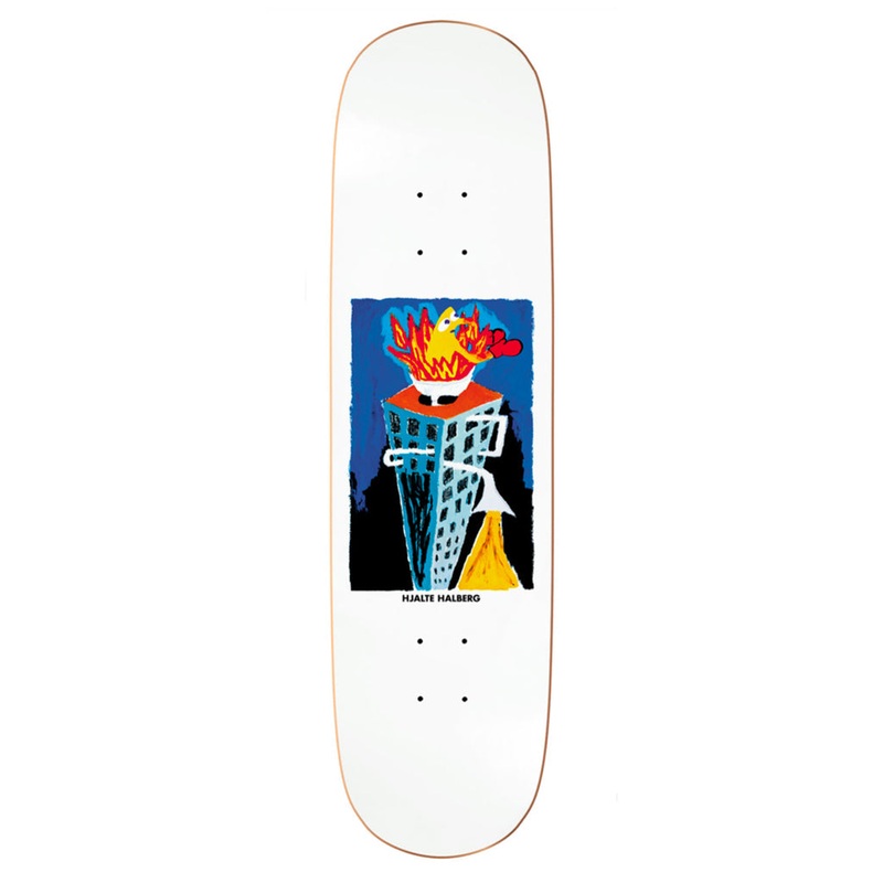 Polar Hjalte Halberg Burning Sink Skateboard Deck – 8.25″