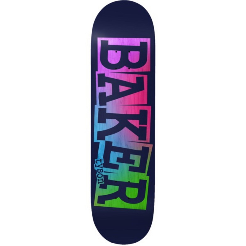 Baker Tyson Peterson Ribbon Navy Rainbow Deck – 8.25″