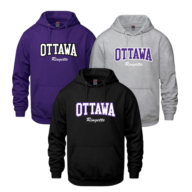 CORA CX2 VAULT HOODIE WITH FULL FRONT TWILL EMBROIDERY Black YXS