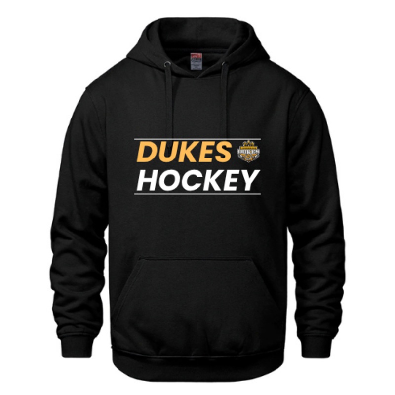 DUKES VAULT HOODIE WITH HEAT PRESS LOGO Gray YXS