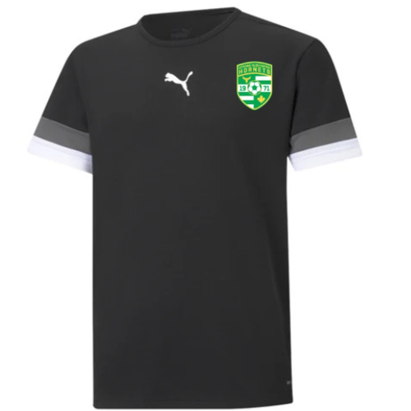 HORNETS PUMA ALTERNATE JERSEY WITH LOGO AND NUMBER Black YS