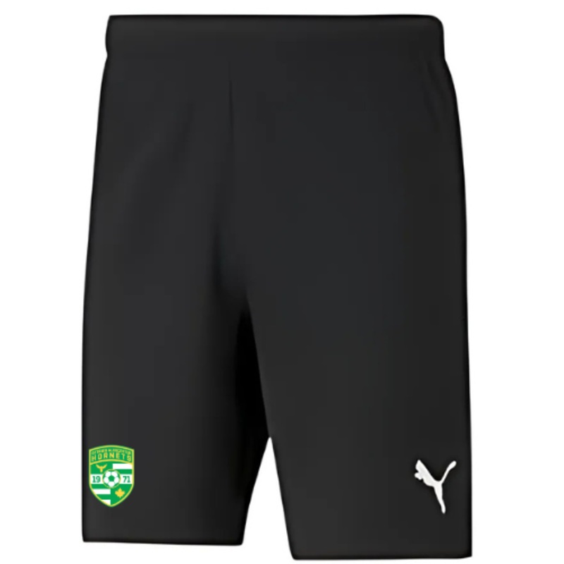 HORNETS PUMA TEAM RISE SHORTS WITH PRESS ON LOGO Black YS