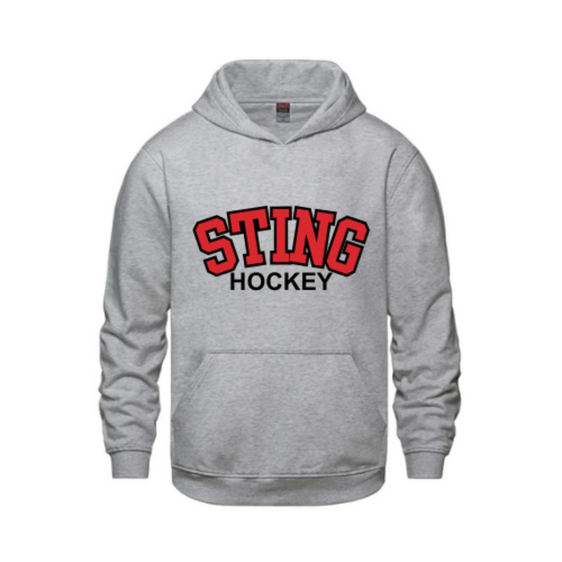 OTTAWA STING HOCKEY VAULT HOODIE WITH FULL FRONT APPLIQUE Gray YXS