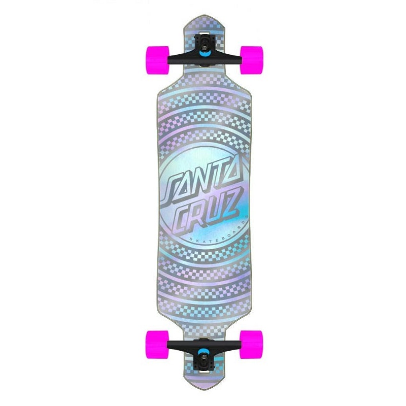 Santa Cruz Prismatic Dot Drop Thru Longboard – 36″