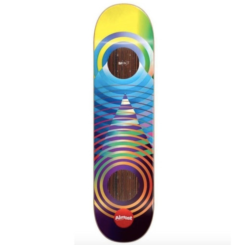 Almost Bowerbank Gradient Cuts Impact Skateboard Deck – 8.25″