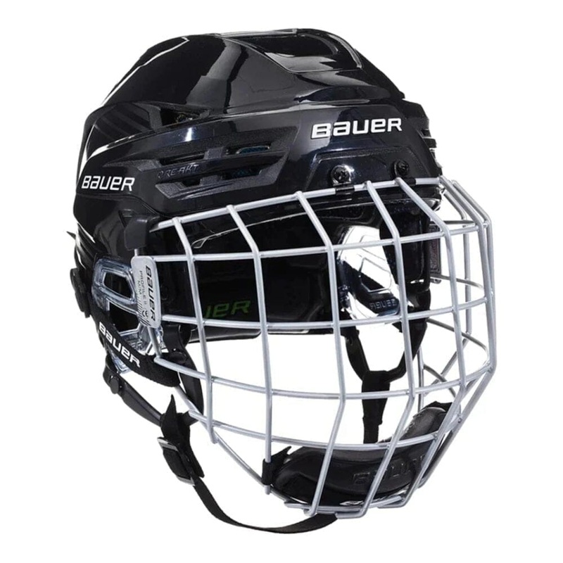Bauer Re-Akt 85 Hockey Helmet Combo Senior S Black