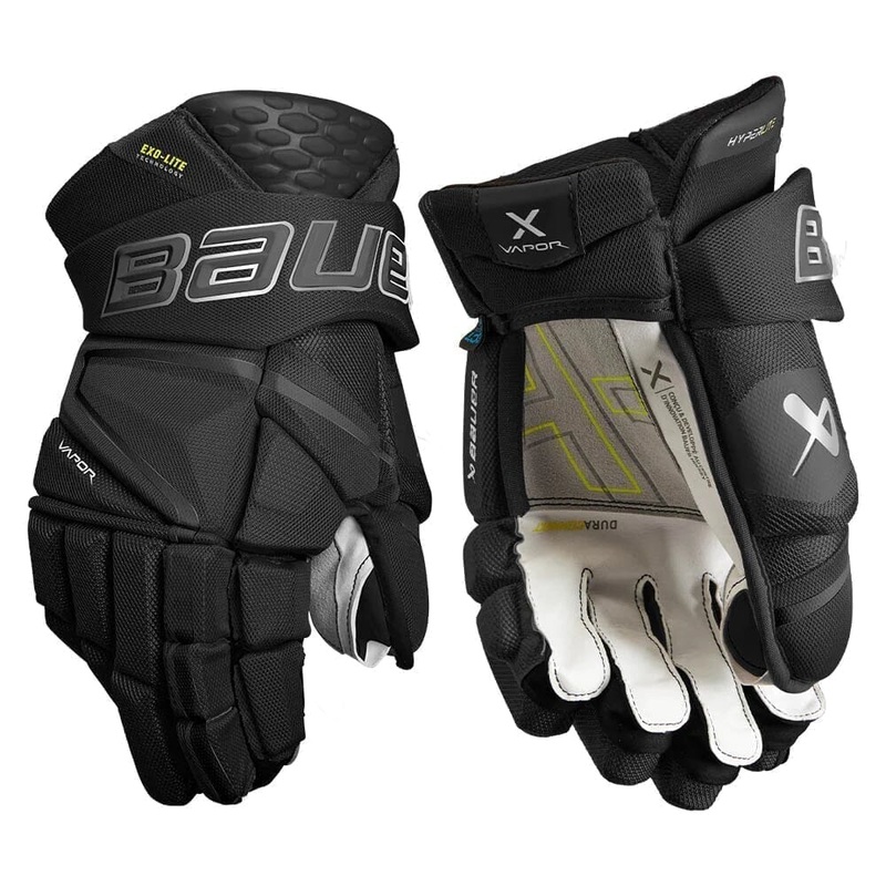Bauer Vapor Hyperlite Hockey Gloves Junior 10″ Black/Black