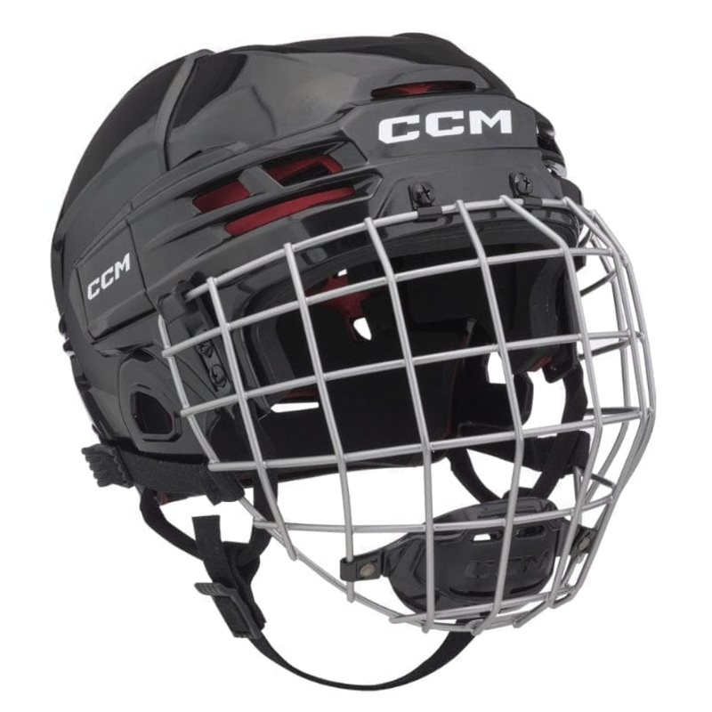 CCM Tacks 70 Hockey Helmet Combo Youth One Size Black