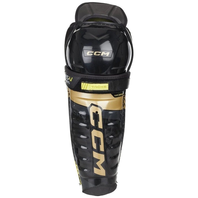 CCM Tacks AS-V Pro Shin Guards Youth 8″