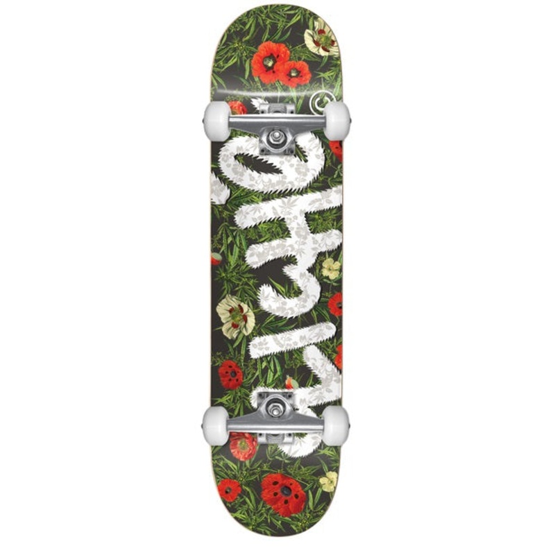 Cliche Botanical FP Charcoal Skateboard – 8.125″