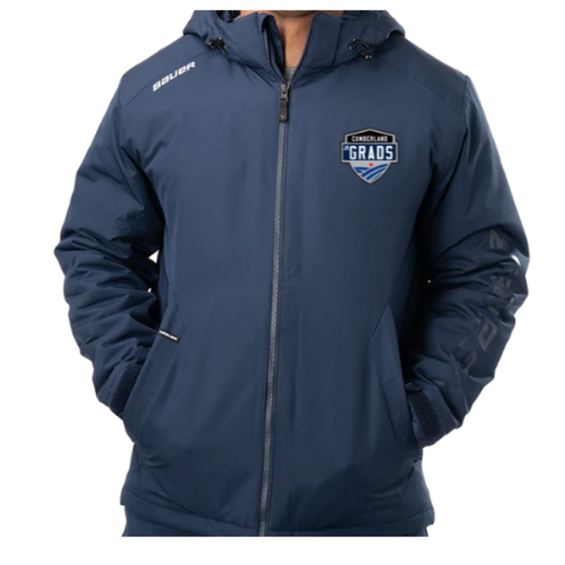 CUMBERLAND JR GRADS BAUER HEAVYWEIGHT JACKET Navy YXXS