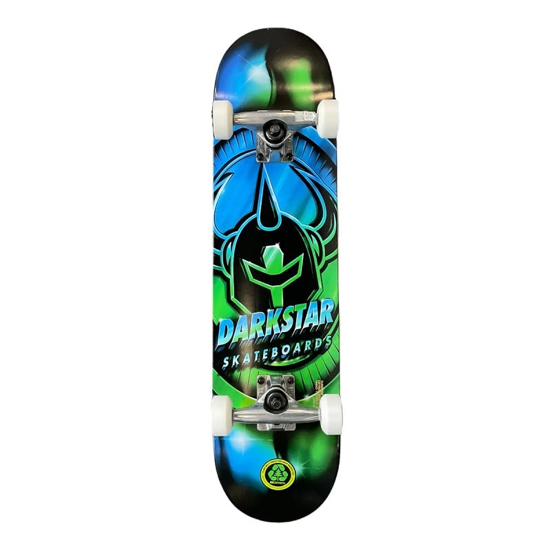 Darkstar Anodize Lime/Blue Mid Skateboard – 7.25″
