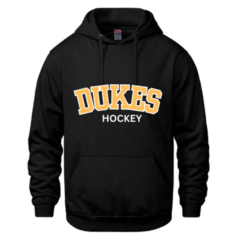 DUKES VAULT HOODIE WITH FULL FRONT TWILL APPLIQUE Black YXS