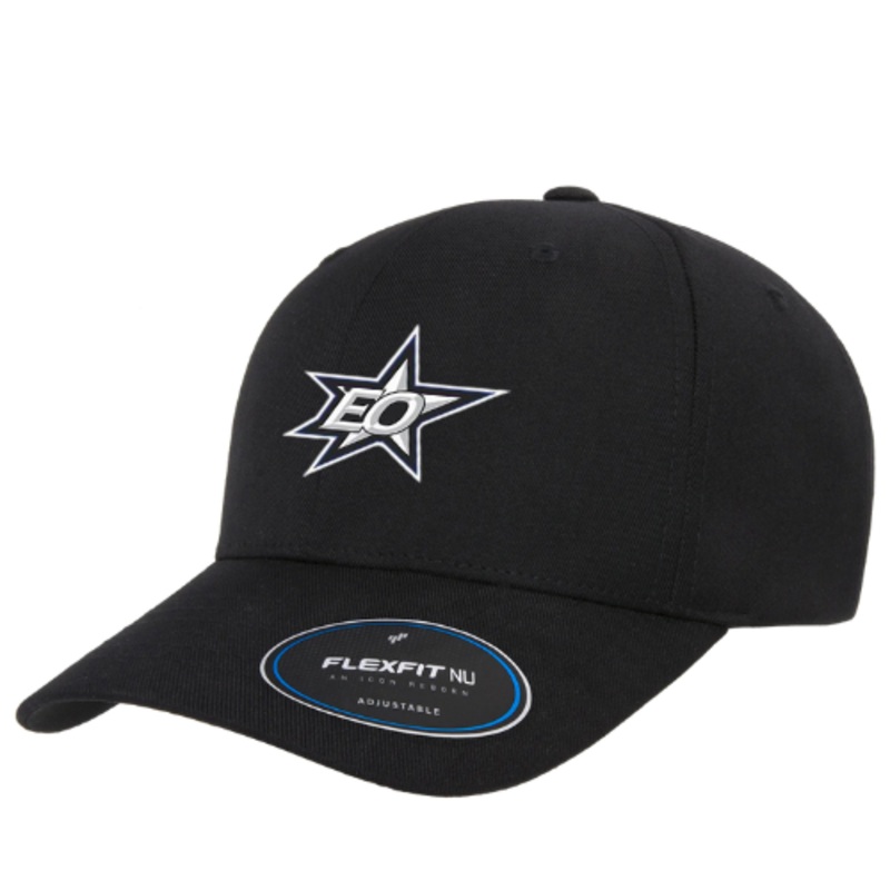 EO STARS BALL CAP WITH EMBROIDERED LOGO Black One size