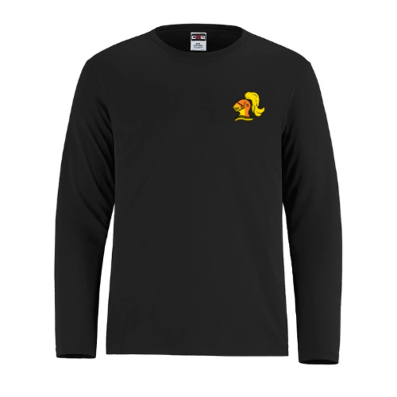 GOLDEN KNIGHTS SHORE LONG SLEEVE TEE Black YXS