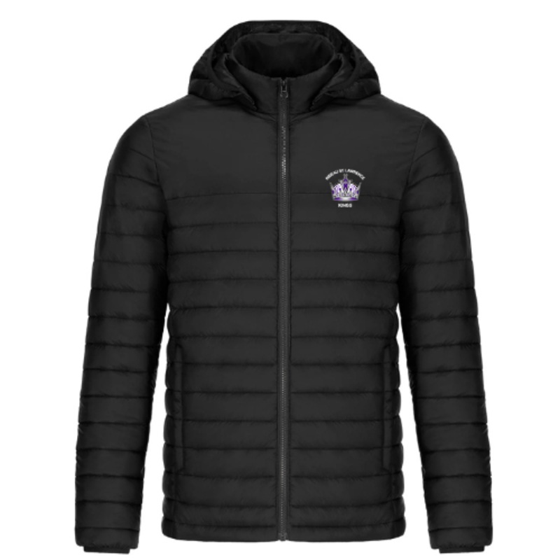 RSL KINGS CANYON PUFFY JACKET WITH LEFT CHEST EMBROIDERED LOGO YOUTH AND MEN Black YXS