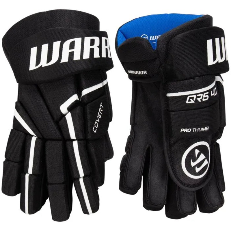 Warrior Covert QR5 40 Hockey Gloves Junior 10″ Black