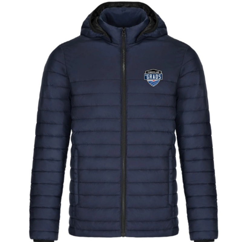 CUMBERLAND JR GRADS CANYON PUFFY JACKET Navy YXS
