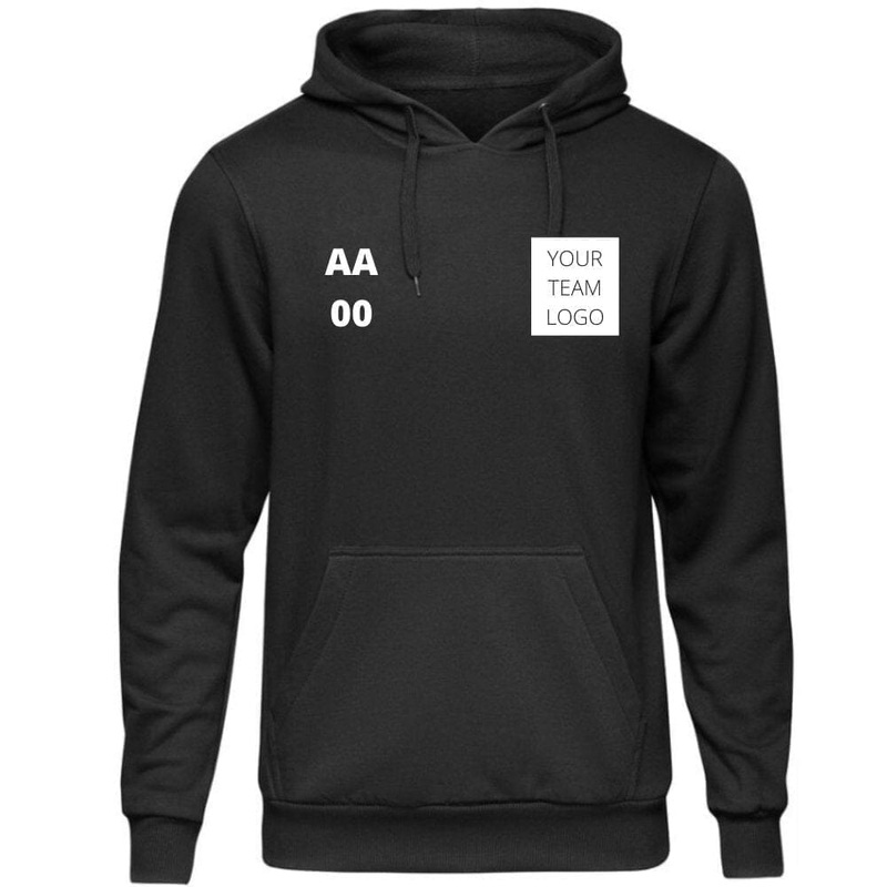 Custom Teamwear Hoodie XS Black