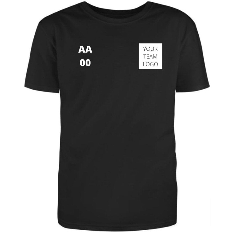 Custom Teamwear Sports Tee XS Black