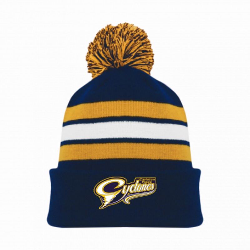 CYCLCONES AK POM POM TOQUE NAVY YOUTH – ONE SIZE