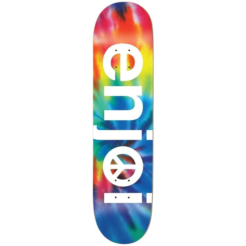 Enjoi Peace HYB Tie-Dye Skateboard Deck – 8.0″