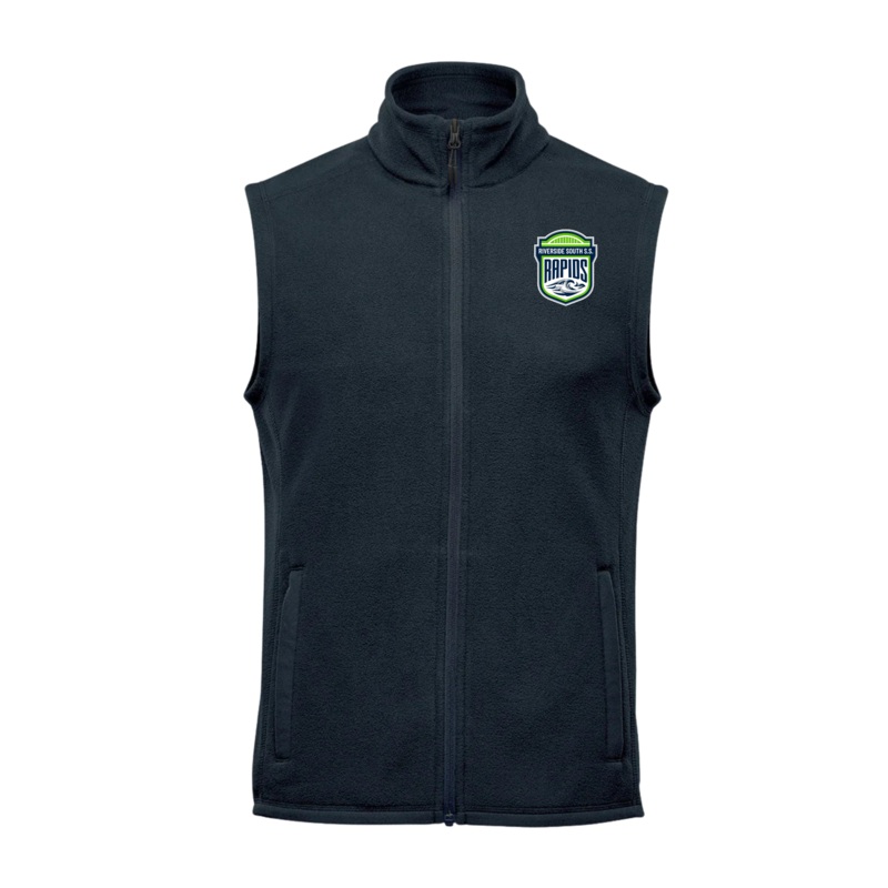 RIVERSIDE SOUTH STORMTECH MONTAUK VEST WITH LEFT CHEST EMBROIDERED LOGO NAVY AS