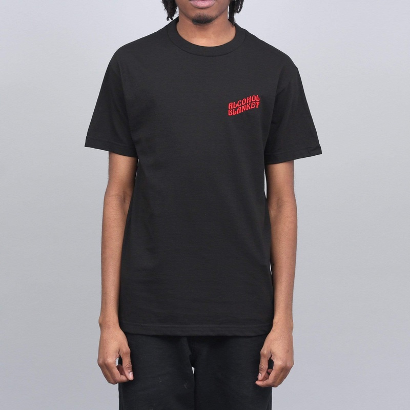 Alcohol Blanket Logo T-Shirt Black Small