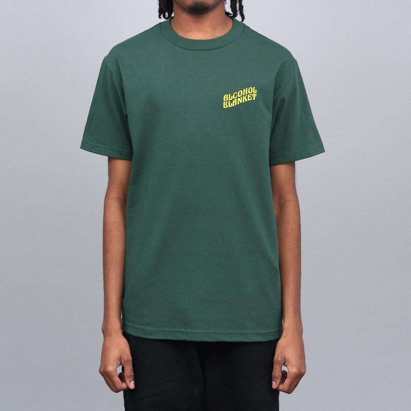 Alcohol Blanket Logo T-Shirt Forest Small