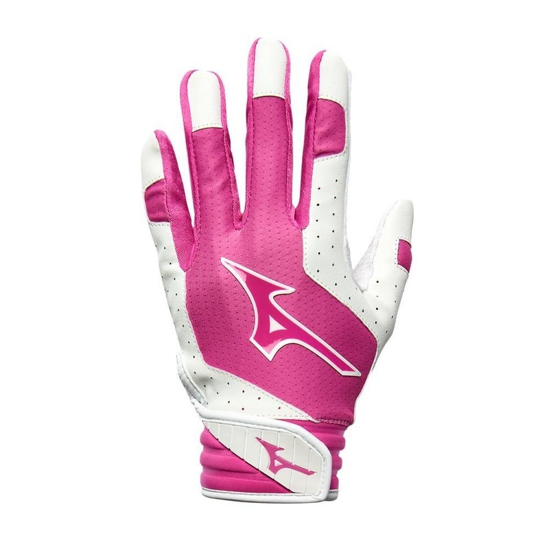 Finch Youth Softball Padded Batting Glove XS White/Pink