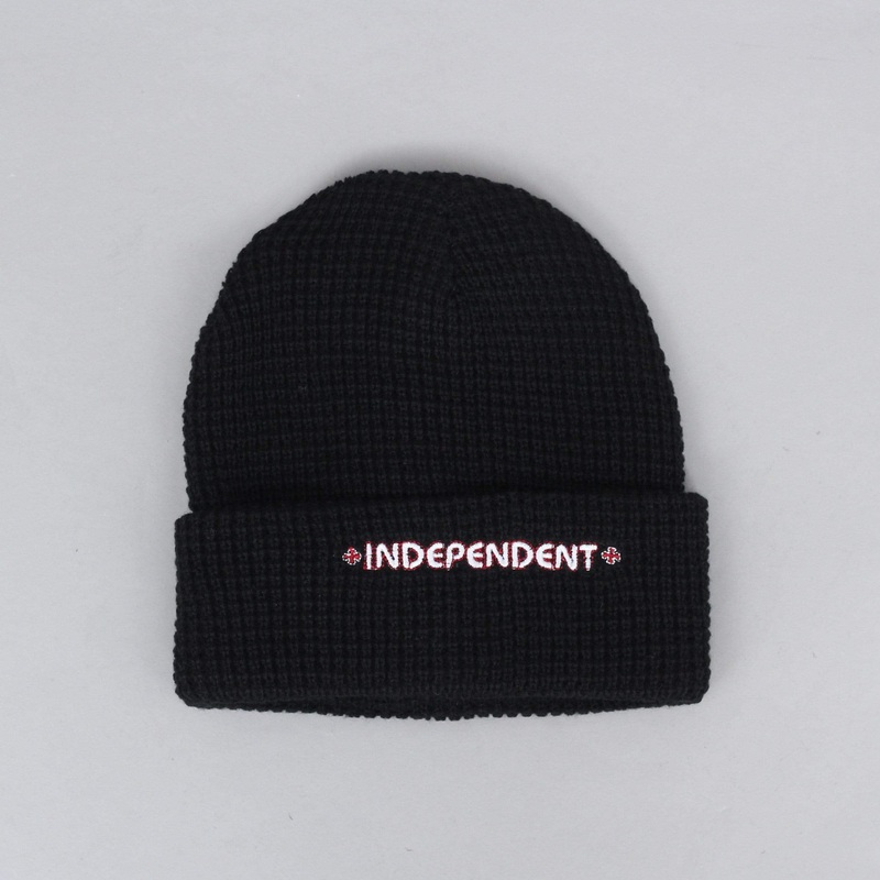 Independent Bar Beanie Black / White