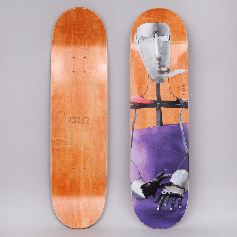 Isle 8.375 Knox Kira Freije Artist Series Skateboard Deck Orange