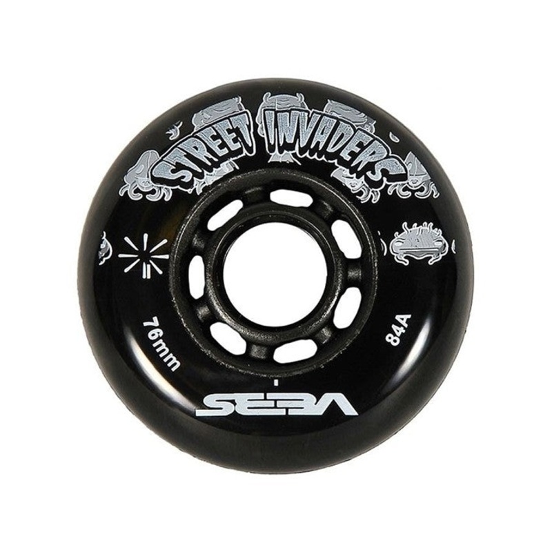 Street Invaders black 80mm/84A 4-pack