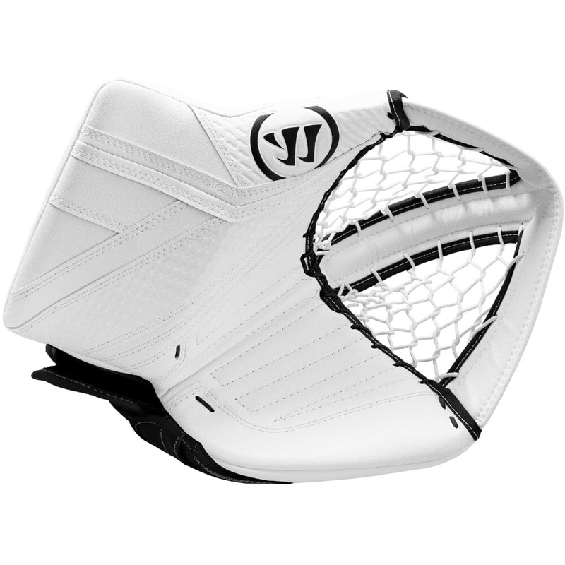 Warrior Ritual G6 E+ Goalie Catcher Youth Left – Regular White/White/White