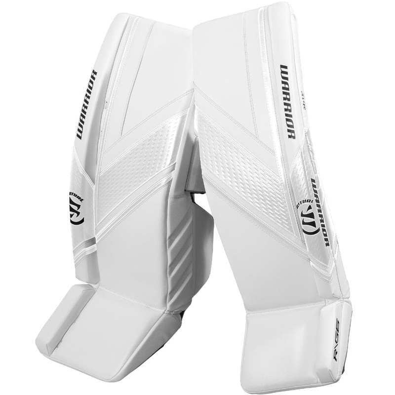 Warrior Ritual G6 Pro+ Goalie Leg Pads Senior 32+1.5 White/White/White