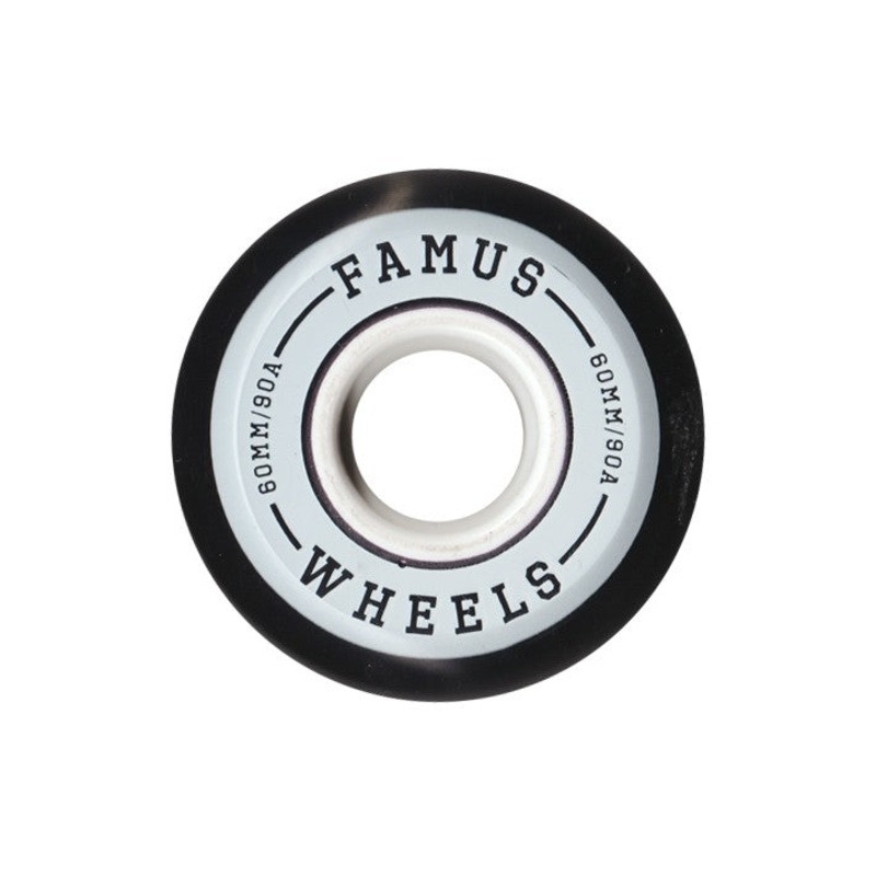 60mm/90A black 4-pack