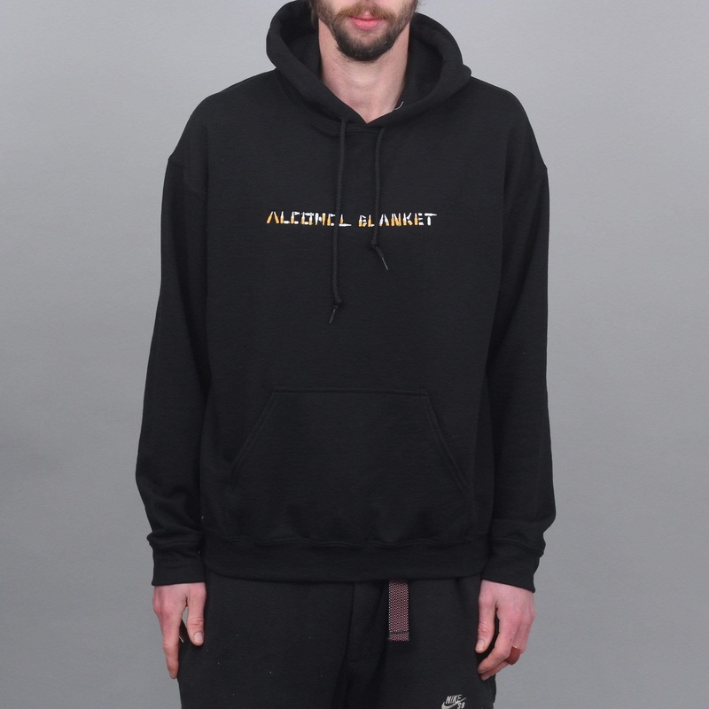 Alcohol Blanket Bottles Hood Black Small