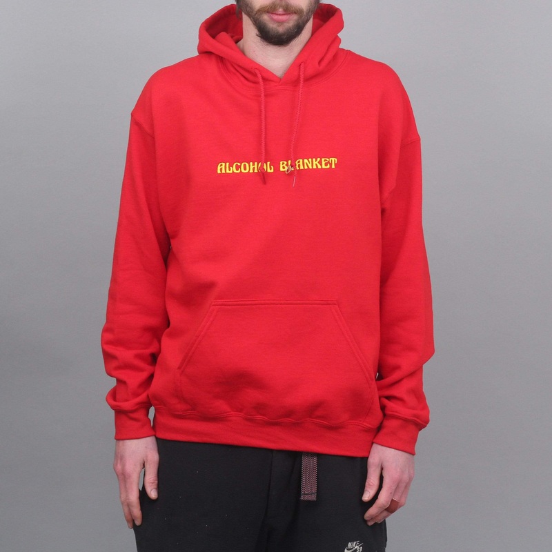 Alcohol Blanket Logo Hood Red Small