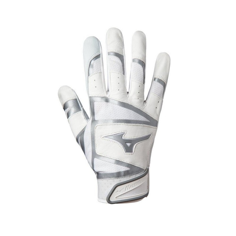 B-303 Pro Adult Baseball Batting Glove S White