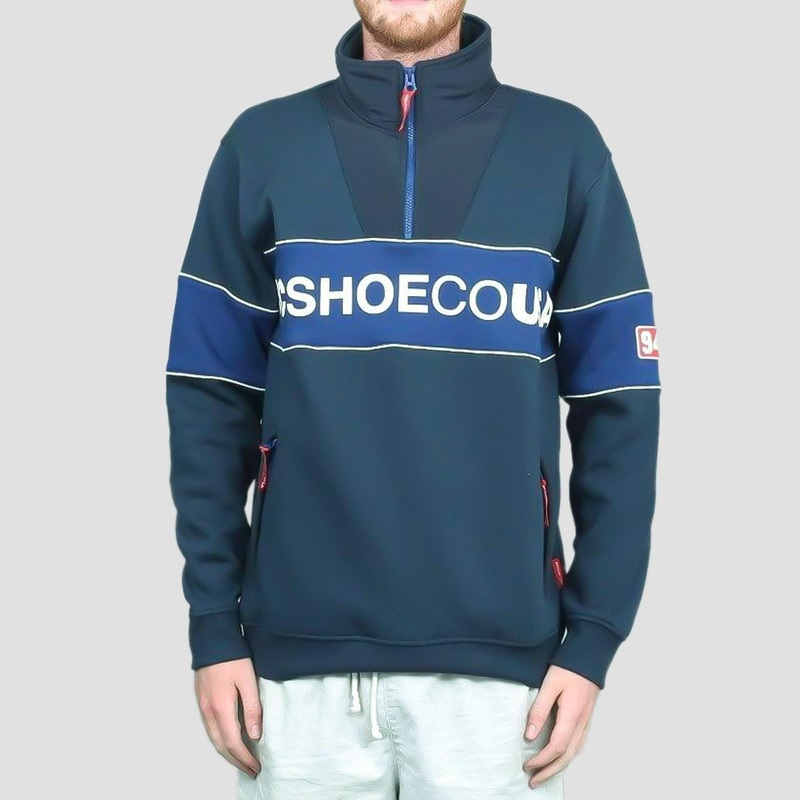 DC Clewiston Mock Fleece Black Iris Small