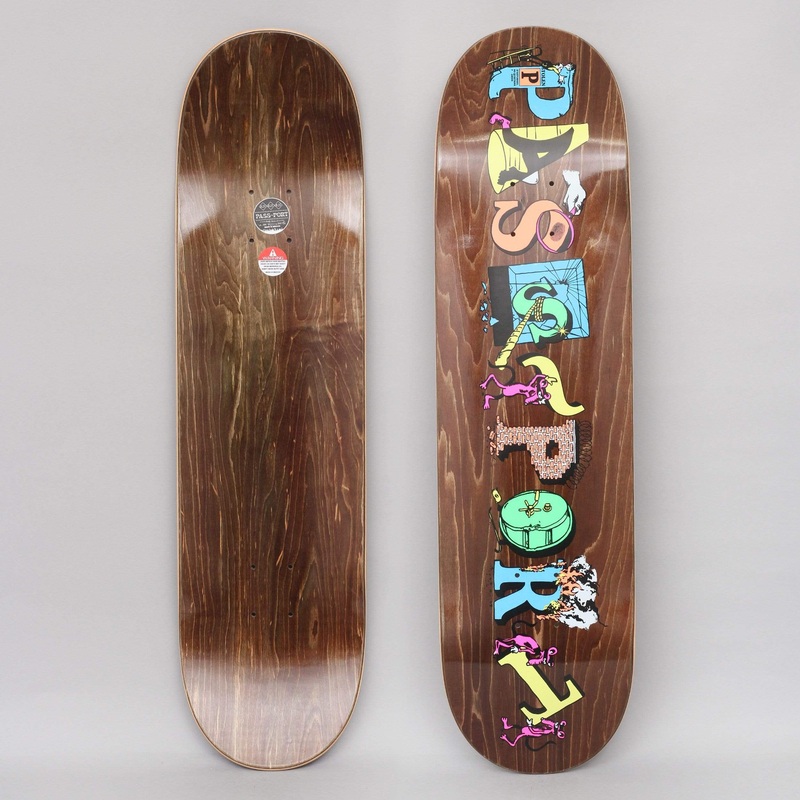 Passport 8.25 Loot Solid Skateboard Deck Brown