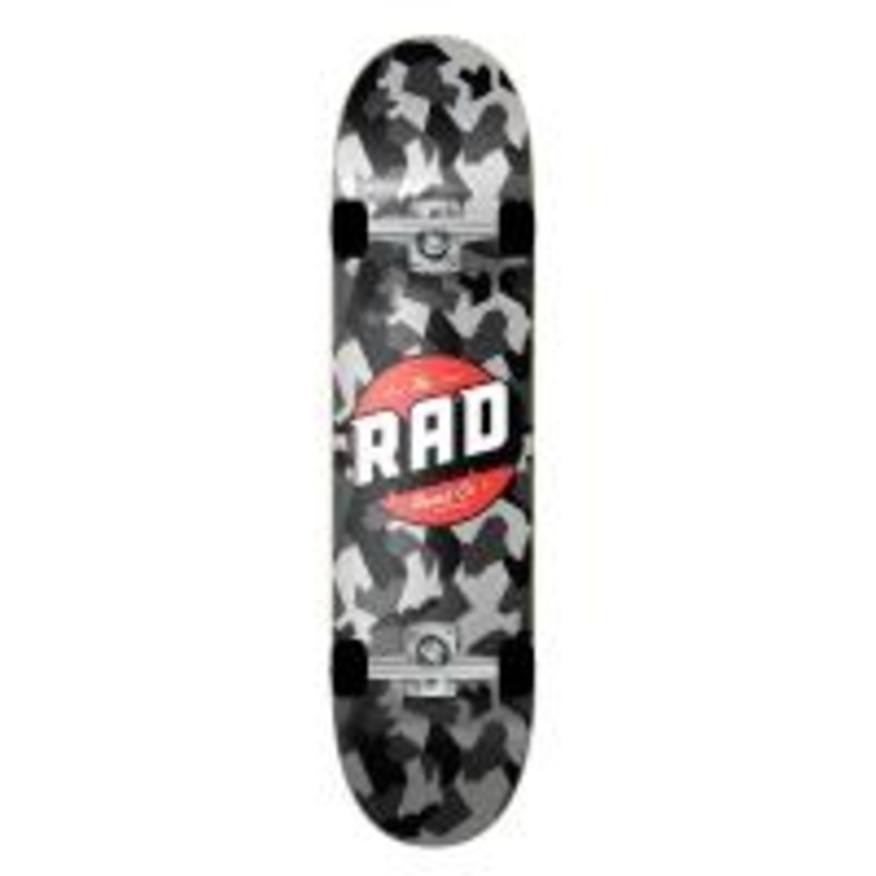 Rad Snow Camo Classic Dude Crew Skateboard – 7.25″