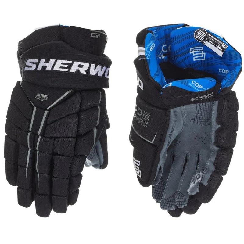 Sher-Wood Code TMP Pro Hockey Gloves Junior 12″ Black
